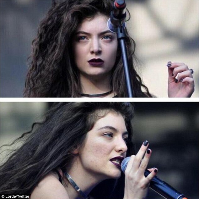 Lorde foto Lolapallooza Twitter Lorde foto Lolapallooza Twitter