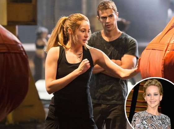 Divergent, Jennifer Lawrence, Shailene Woodley Divergent, Jennifer Lawrence, Shailene Woodley