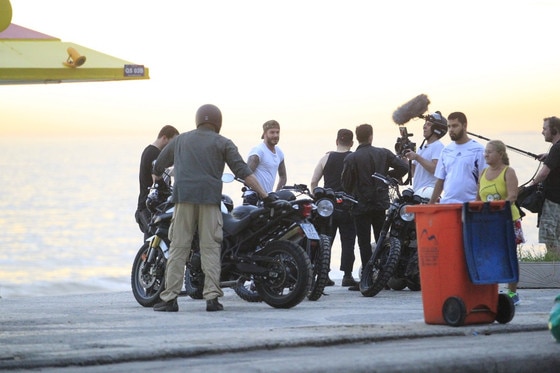 David Beckham joga fut volei praia Rio de Janeiro David Beckham joga fut volei praia Rio de Janeiro
