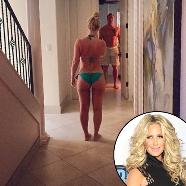 Kim Zolciak Shows Off Booty Post Pregnancy Body In A Hot Bikinisee