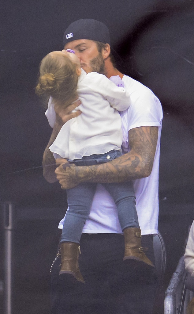 David Beckham, Harper Beckham David Beckham, Harper Beckham