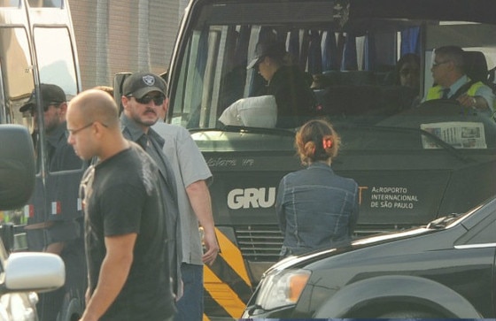 Demi Lovato desembarca no Brasil Demi Lovato desembarca no Brasil
