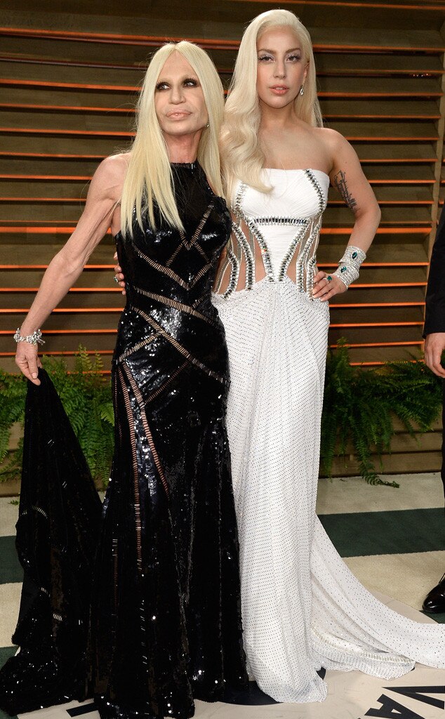 Lady Gaga, Donatella Versace, Fashion Besties