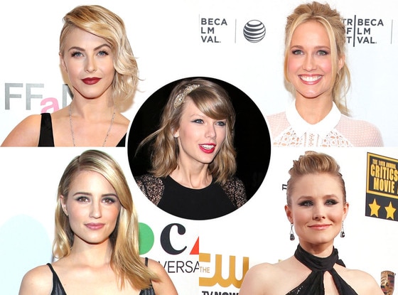 Dianna Agron, Taylor Swift, Anna Camp, Kristen Bell, Julianne Hough Dianna Agron, Taylor Swift, Anna Camp, Kristen Bell, Julianne Hough