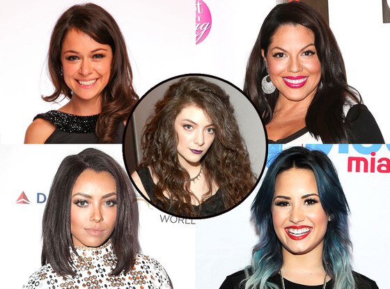 Demi Lovato, Sara Ramirez, Kat Graham, Lorde, Tatiana Maslany Demi Lovato, Sara Ramirez, Kat Graham, Lorde, Tatiana Maslany
