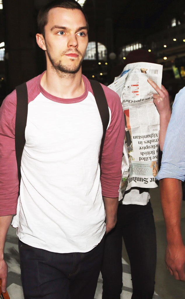 Jennifer Lawrence, Nicholas Hoult, Flipping The Bird Jennifer Lawrence, Nicholas Hoult, Flipping The Bird