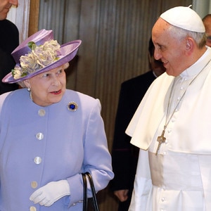 Queen Elizabeth, Pope Francis Queen Elizabeth, Pope Francis