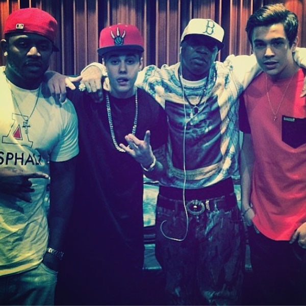 Justin Bieber, Austin Mahone, Instagram Justin Bieber, Austin Mahone, Instagram
