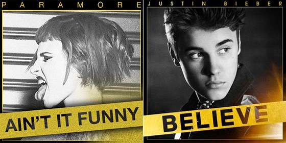 Justin Bieber, Paramore Justin Bieber, Paramore