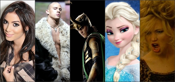 Jennifer Lawrence, Anitta, Channing Tatum, Frozen, Loki