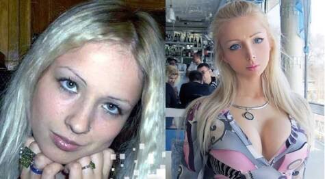 Barbie humana Valeria Lukyanova fotos antes depois Barbie humana Valeria Lukyanova fotos antes depois