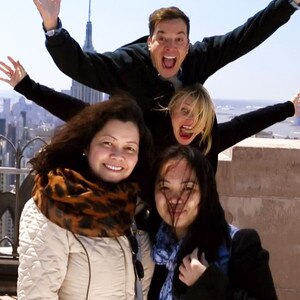 Jimmy Fallon, Cameron Diaz, Photobomb Jimmy Fallon, Cameron Diaz, Photobomb
