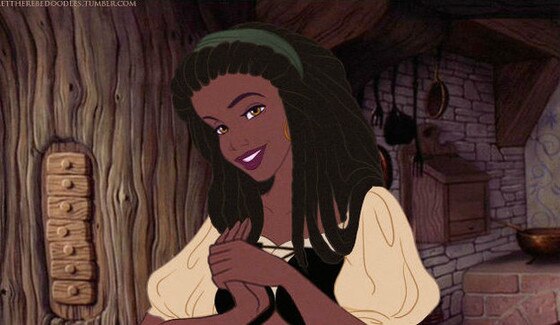 Princesas da Disney com etnias trocadas Princesas da Disney com etnias trocadas
