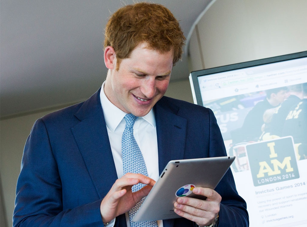 Prince Harry, First Tweet Prince Harry, First Tweet