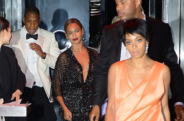Beyonce, Jay-Z, Solange Knowles, Met Gala After Party Beyonce, Jay-Z, Solange Knowles, Met Gala After Party