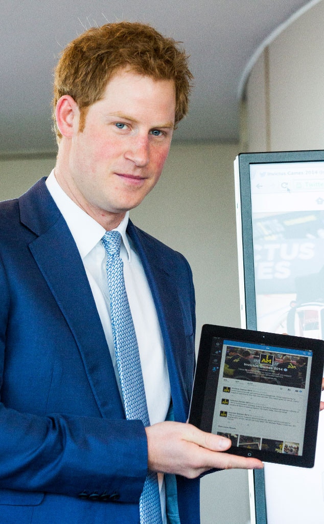 Prince Harry, First Tweet Prince Harry, First Tweet