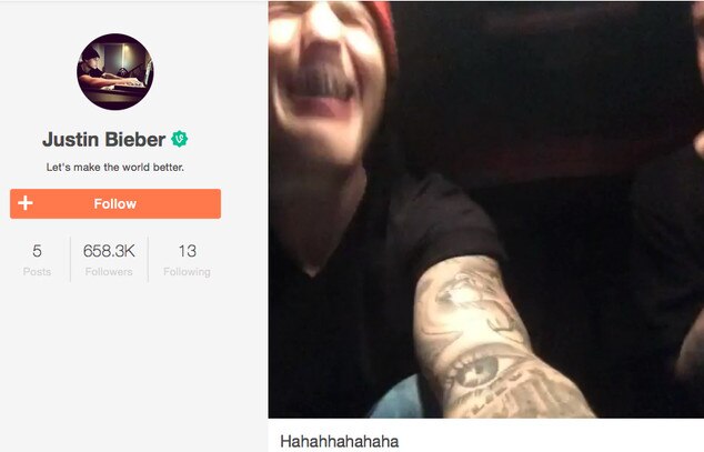 Justin Bieber estreia no Vine Justin Bieber estreia no Vine