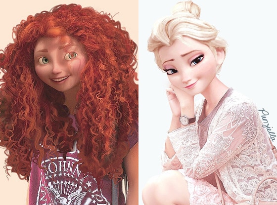 Disney Characters in the Real World Disney Characters in the Real World