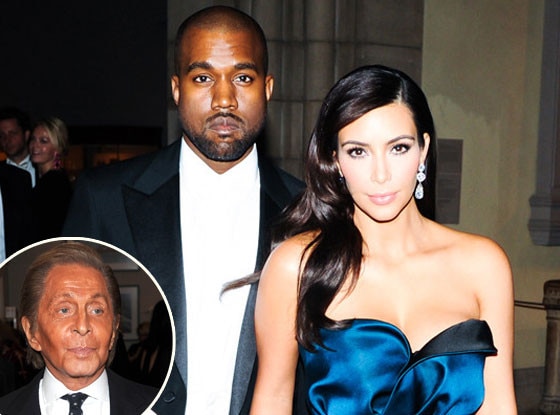 Kim Kardashian, Kanye West, Valentino Garavani Kim Kardashian, Kanye West, Valentino Garavani