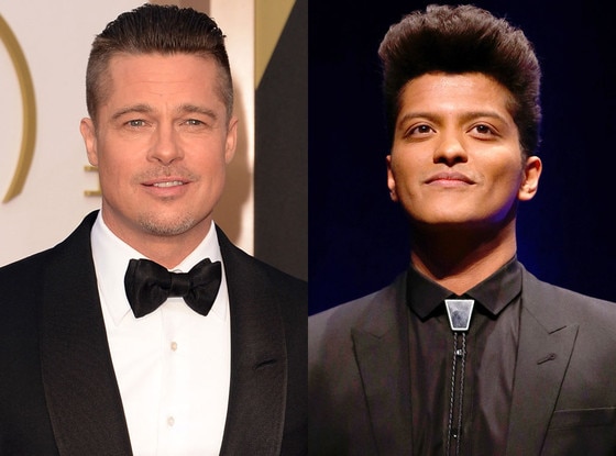 Bruno Mars, Brad Pitt Bruno Mars, Brad Pitt