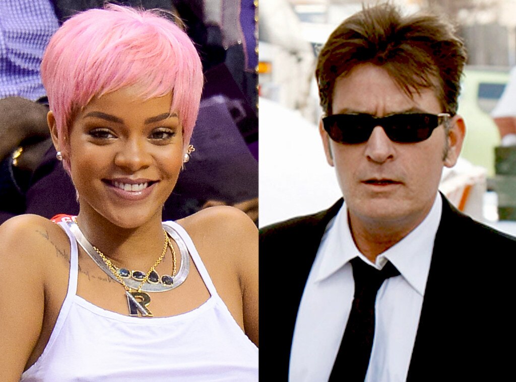 Charlie Sheen, Rihanna Charlie Sheen, Rihanna