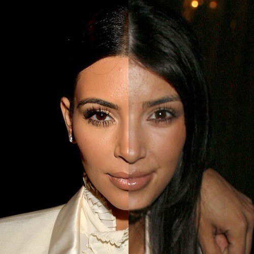 Mudança no rosto das Kardashians Mudança no rosto das Kardashians