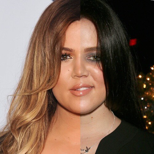 Mudança no rosto das Kardashians Mudança no rosto das Kardashians