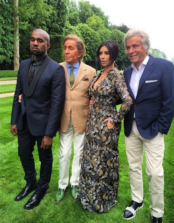 Casamento Kim e Kanye: brunch no château de Valentino Casamento Kim e Kanye: brunch no château de Valentino