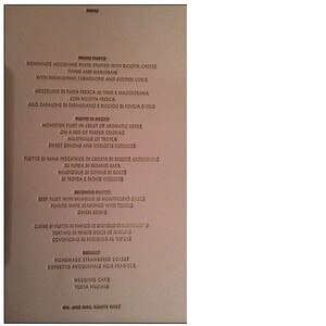 Kardashian Wedding Menu Kardashian Wedding Menu