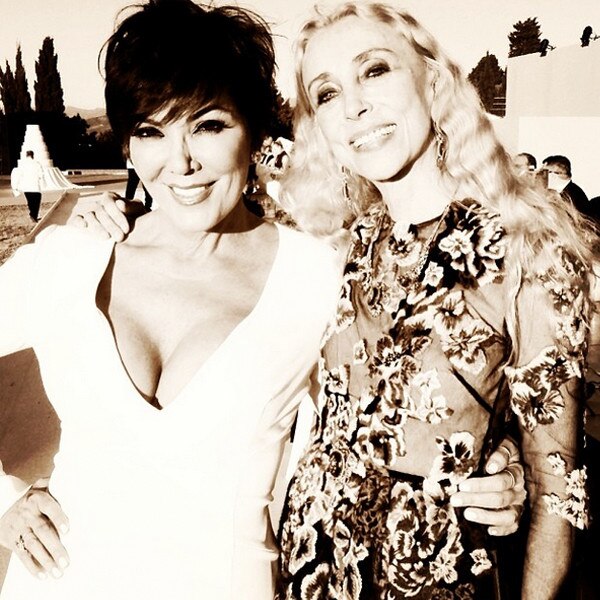 Kris Jenner, Franca Sozzani, Instagram Kris Jenner, Franca Sozzani, Instagram