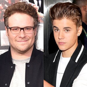 Seth Rogen, Justin Bieber Seth Rogen, Justin Bieber