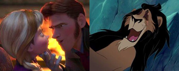 Frozen, Lion King Frozen, Lion King