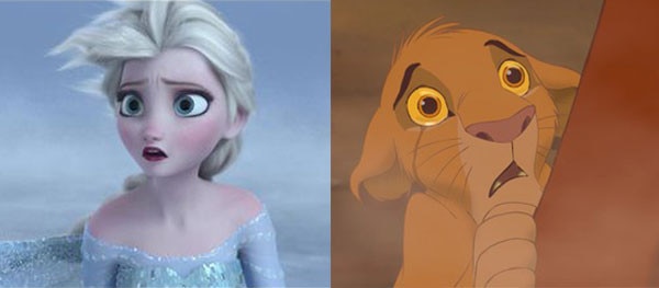 Frozen, Lion King Frozen, Lion King