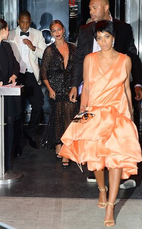 Beyonce, Jay-Z, Solange Knowles, Met Gala After Party Beyonce, Jay-Z, Solange Knowles, Met Gala After Party