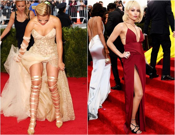 As famosas que mostraram demais no baile do MET As famosas que mostraram demais no baile do MET