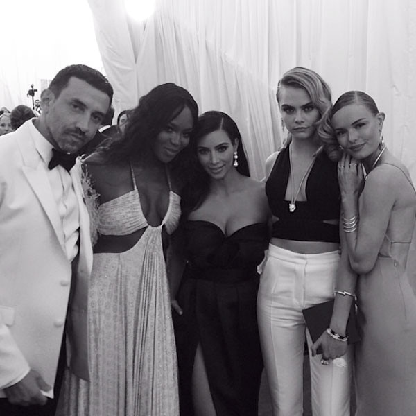 RIccardo Tisci, Naomi Campbell, Kim Kardashian, Cara Delevingne, Kate Bosworth RIccardo Tisci, Naomi Campbell, Kim Kardashian, Cara Delevingne, Kate Bosworth