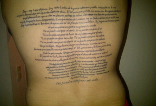 Tatuajes de celebridades latinas Tatuajes de celebridades latinas