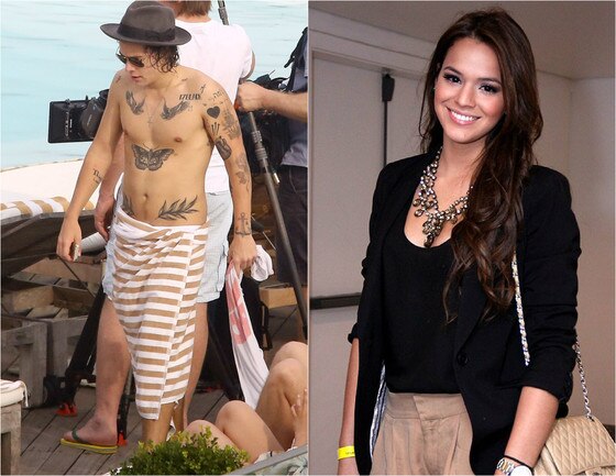 Harry Styles dá em cima de Bruna Marquezine Harry Styles dá em cima de Bruna Marquezine