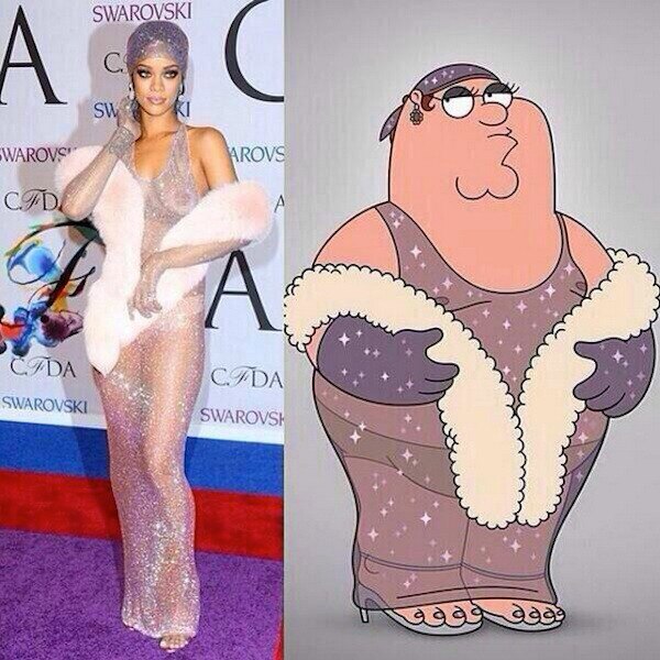 Rihanna, Peter Griffin Rihanna, Peter Griffin