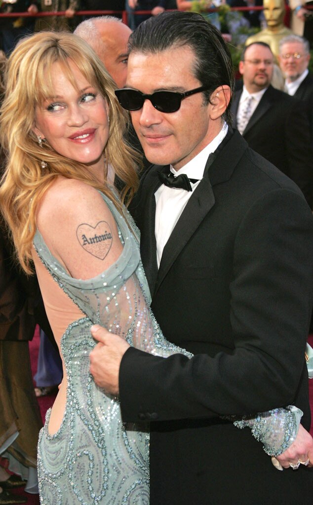 Melanie Griffith, Antonio Banderas, Tattoo Melanie Griffith, Antonio Banderas, Tattoo
