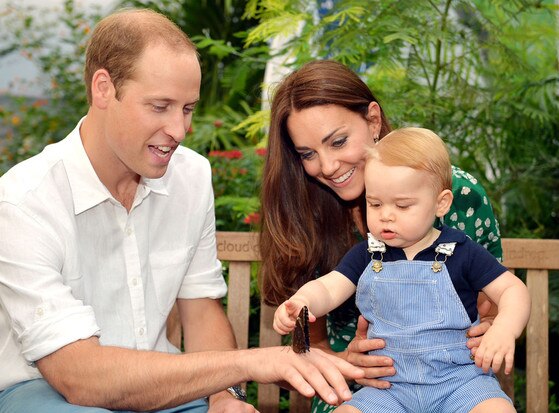 Príncipe Wiiliam, Kate Middleton e príncipe George Príncipe Wiiliam, Kate Middleton e príncipe George