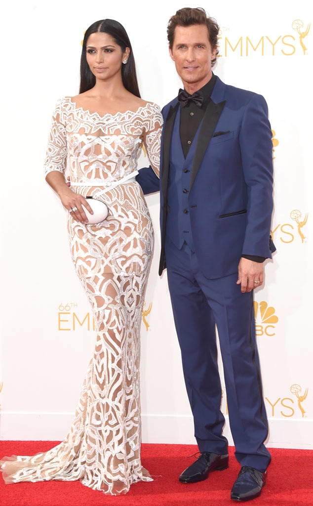 Matthew McConaughey, Camila Alves, Emmy Awards 2014 Matthew McConaughey, Camila Alves, Emmy Awards 2014