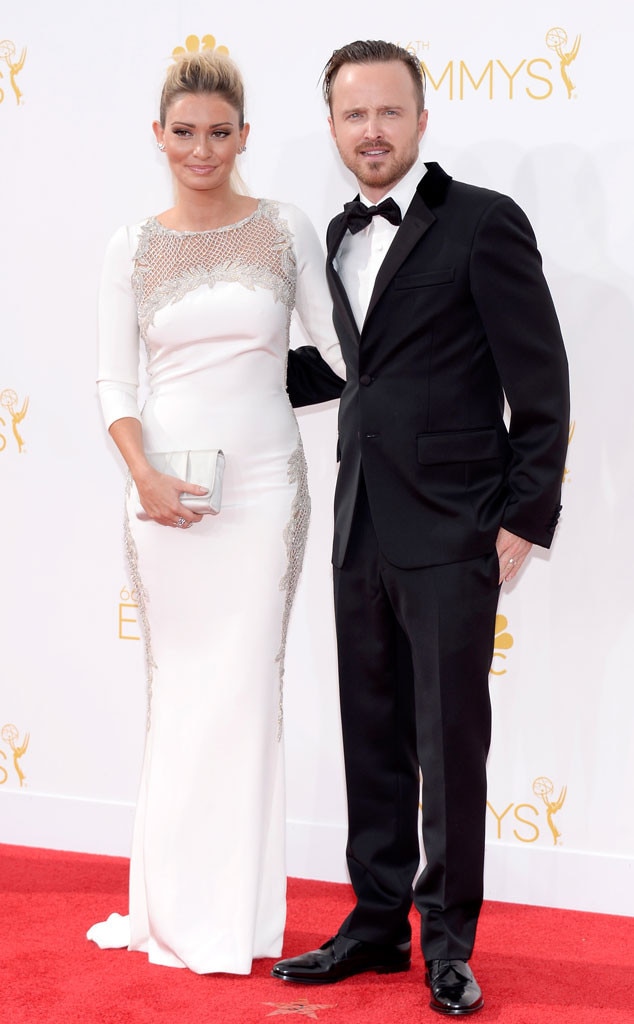 Lauren Parsekian, Aaron Paul, Emmy Awards 2014 Lauren Parsekian, Aaron Paul, Emmy Awards 2014
