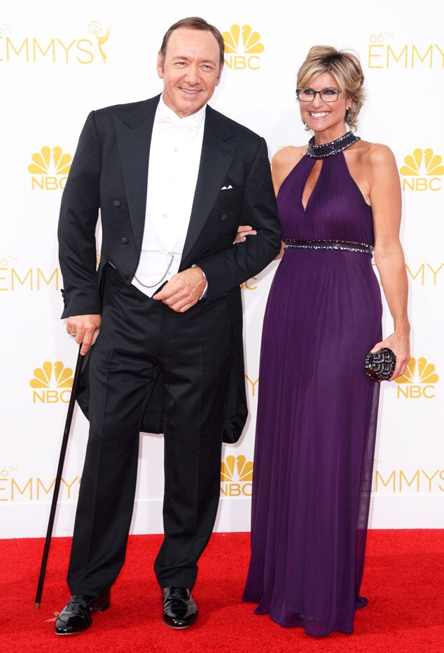 Kevin Spacey, Ashleigh Banfield, Emmy Awards 2014 Kevin Spacey, Ashleigh Banfield, Emmy Awards 2014