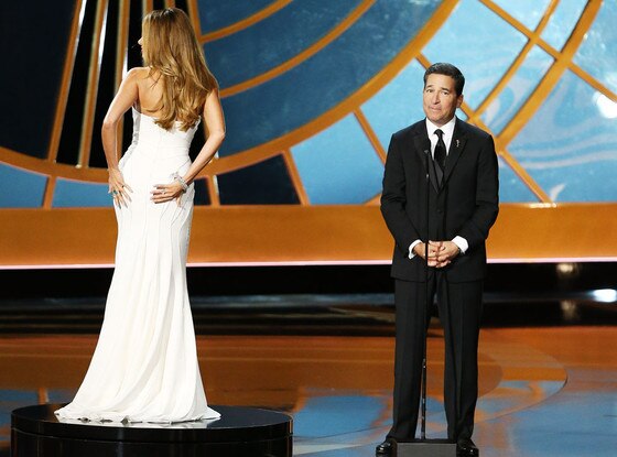 Sofia Vergara, Bruce Rosenblum, 2014 Emmy Sofia Vergara, Bruce Rosenblum, 2014 Emmy