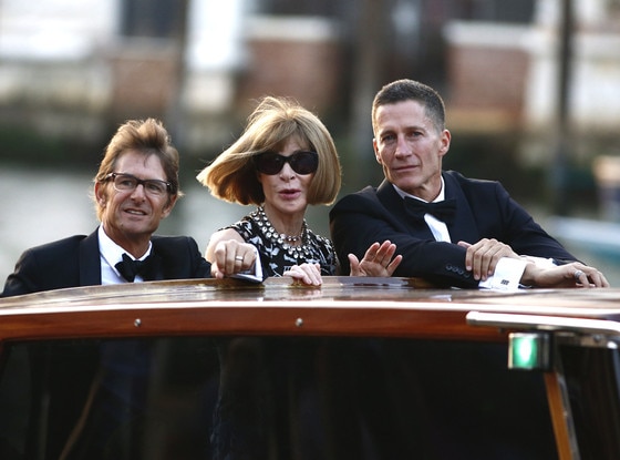 Anna Wintour, Bruce Bozzi Jr., Clooney Wedding Anna Wintour, Bruce Bozzi Jr., Clooney Wedding