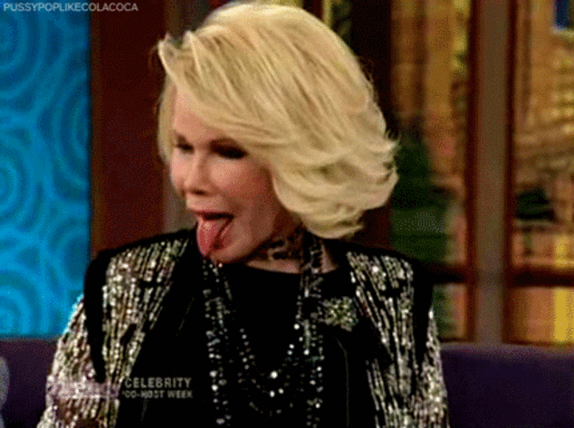 As 10 caras mais engraçados de Joan Rivers As 10 caras mais engraçados de Joan Rivers