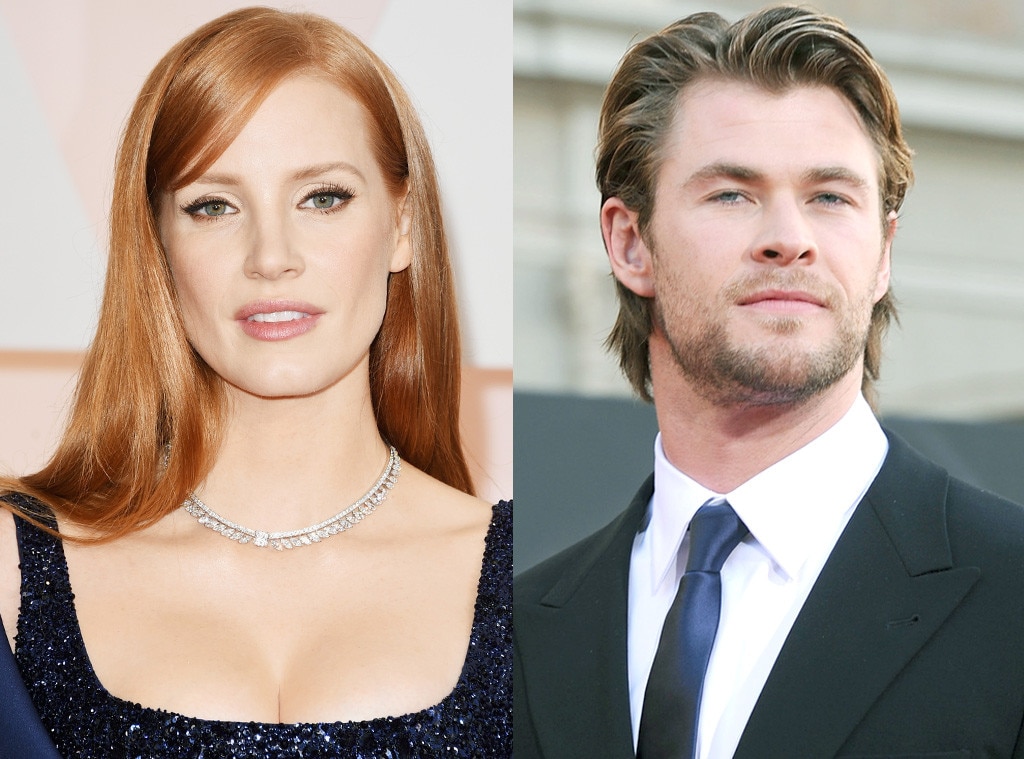 Jessica Chastain Teases Chris Hemsworth About No Longer Being The Sexiest Man Alive E News