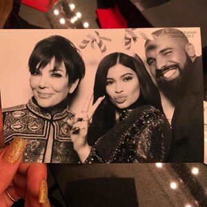 Kardashians' Christmas Eve 2015 Party: Drake Photobombs, Kylie Jenner & Tyga Get Cozy