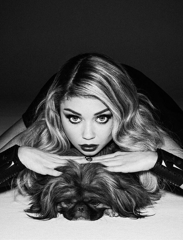 Puppy Love from Sarah Hyland's Racy Galore Photo Shoot | E! News